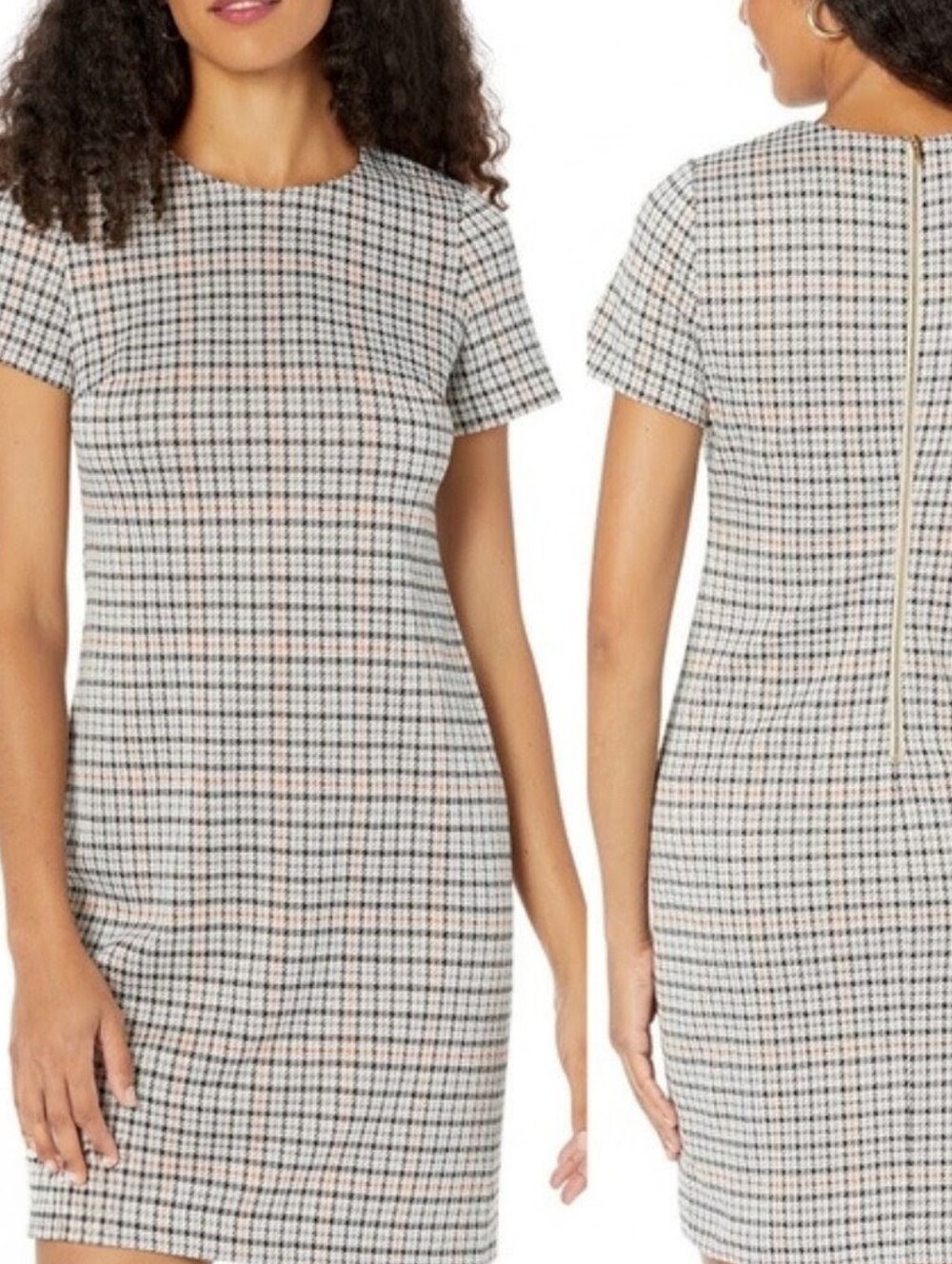 Calvin Klein Houndstooth Sheath Dress | Size 6